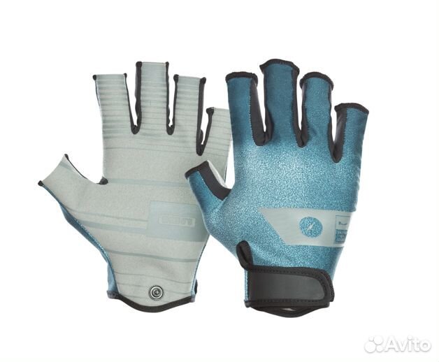 Перчатки ION Amara Half Finger 2022 (Зеленый, (54