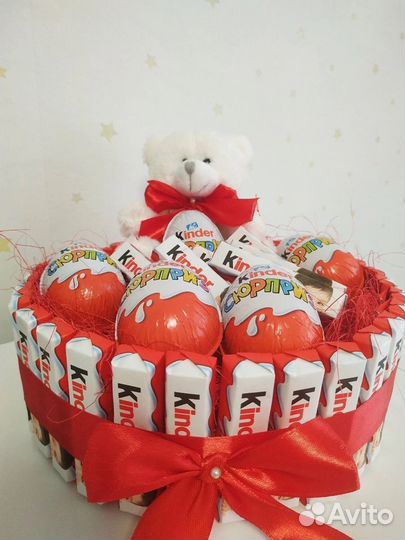 Торты из киндеров, торт из памперсов