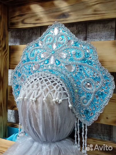 Кокошник для снегурочки