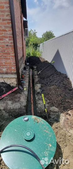 Установка канализации септик под ключ