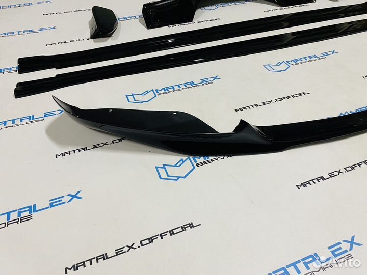 Обвес BMW X6 F16, M Performance, черный глянец