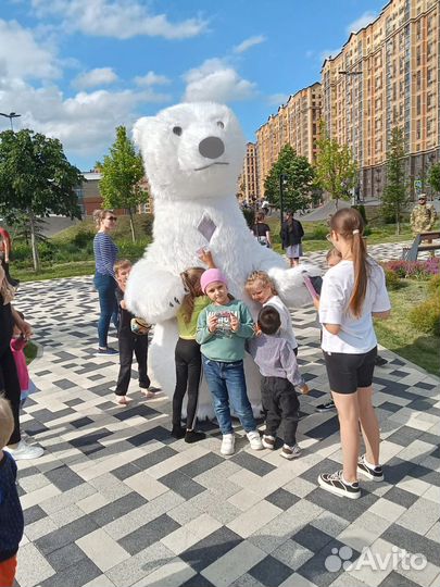 Ростовые куклы, панда, белый мишка и мишка тэдди