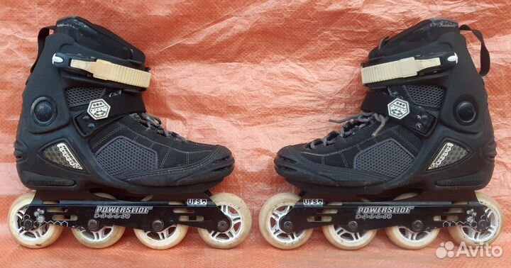 Ролики Powerslide Cell Fs 42р и Oxelo FreeRide 40p