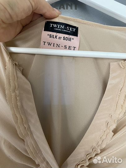 Платье натуральный шелк Италия twin SET