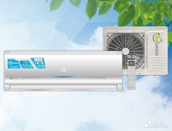 Кондиционер AirGreen (з-д Gree) c установкой