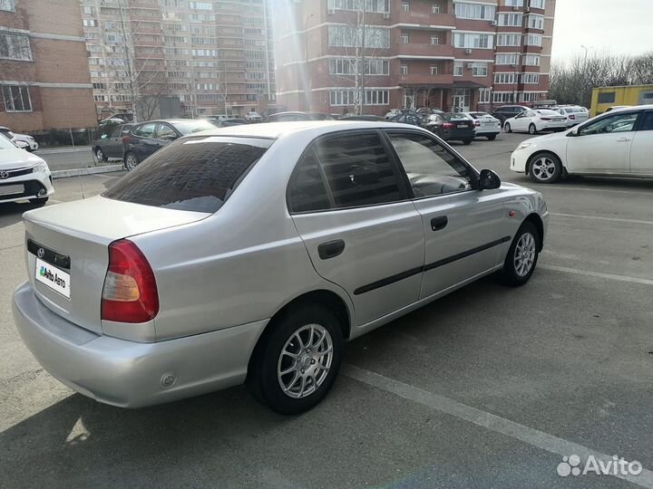 Hyundai Accent 1.5 МТ, 2006, 190 000 км