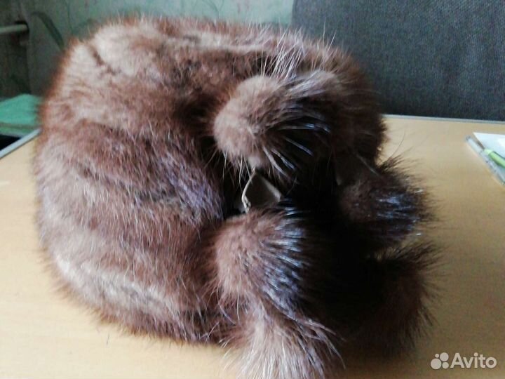 Шапка норковая женская