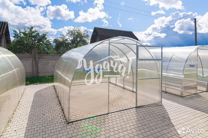 Теплица с поликарбонатом усиленная