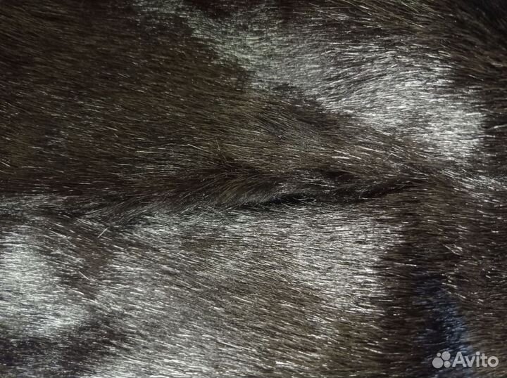 Искусственная шуба под норку короткая