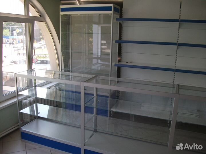 Стеклянные прилавки