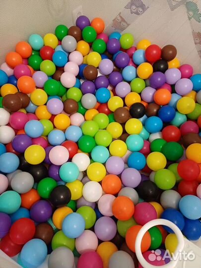 Сухой бассейн (манеж) с шариками 500 штук