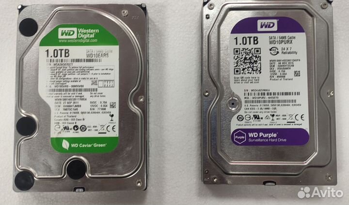 HDD WD/Seagate 1Tb/2Tb