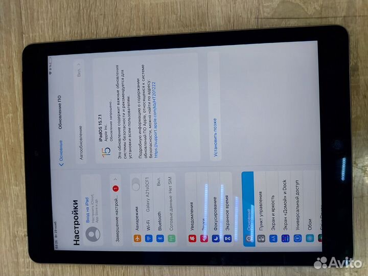 Планшет iPad Air 2 64 Gb Wi-Fi+Sim