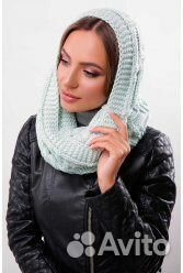 Новый шикарный комплект шапка и снуд