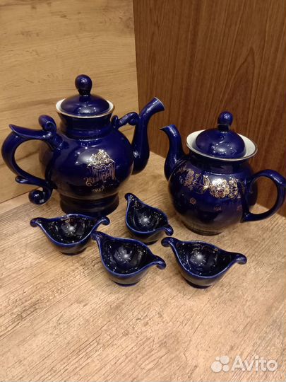 Заварочные чайники кобальт