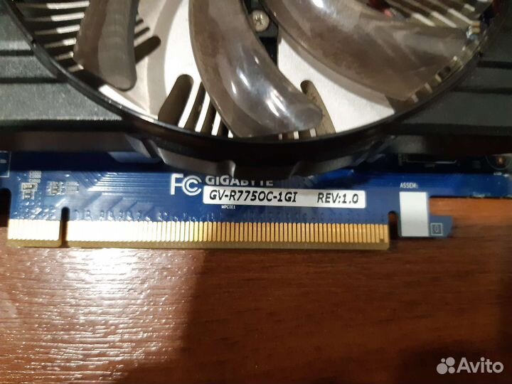 Видеокарта AMD HD 7750 1GB