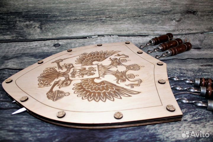 Держатель для шампуров настенный