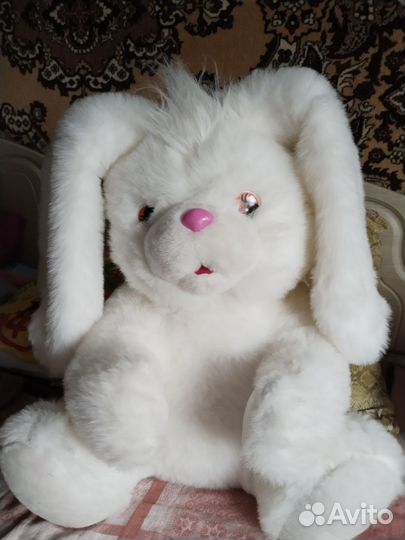 Мягкая игрушка заяц белый