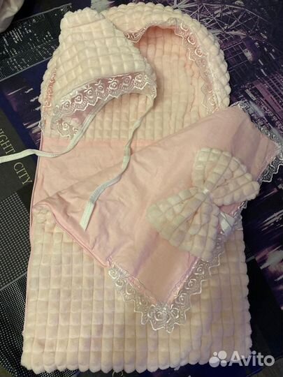 Конверт на выписку для девочки