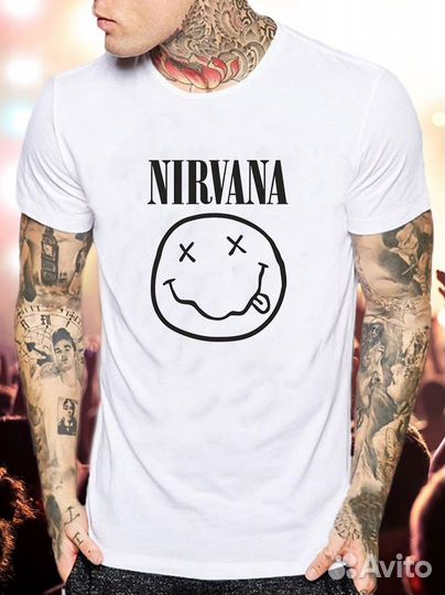 Футболки Nirvana Blink 182 Rammstein