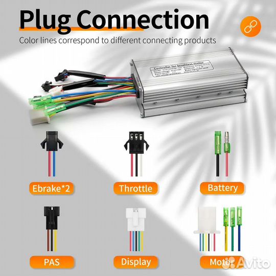 Контроллер Kunteng (KT) 25A для электровелосипеда