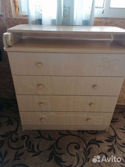 Комод детский с пеленальным столиком