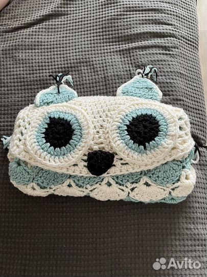 Плед с капюшоном Сова