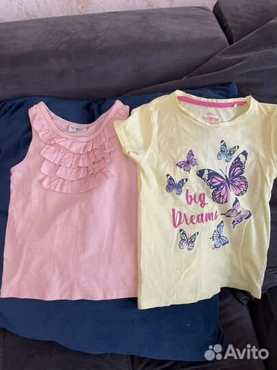 Вещи пакетом на девочку 104 110 116