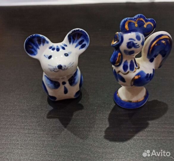 Гжель фигурки животных
