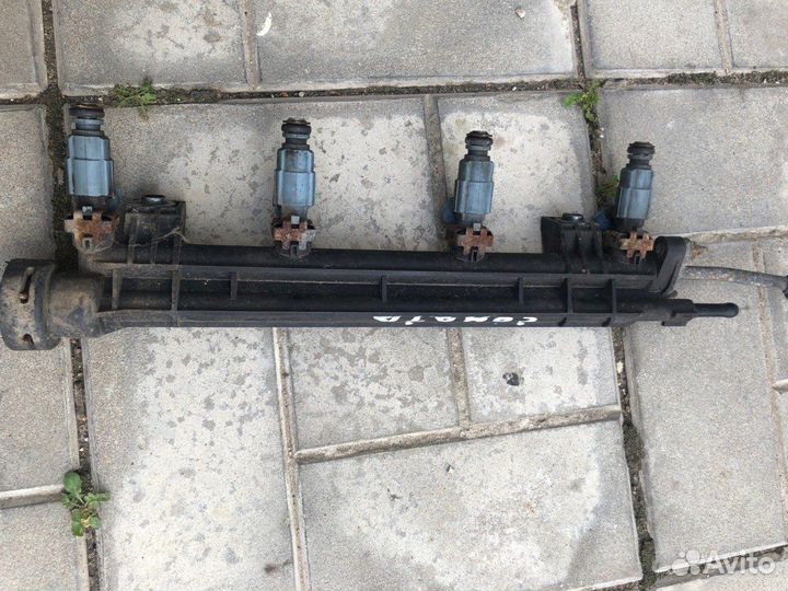 Топливная рампа Hyundai Solaris седан 1.6 2014