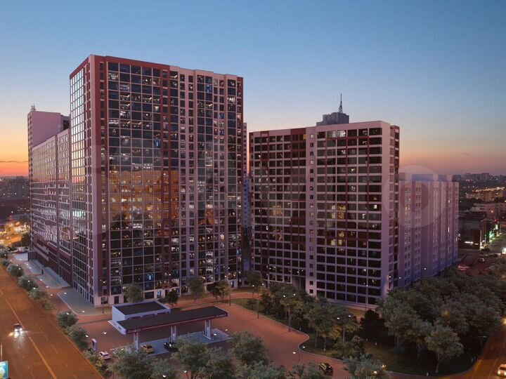 3-к. квартира, 51 м², 6/27 эт.