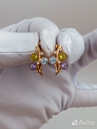 Золотые Серьги 585 пробы. Рассрочка