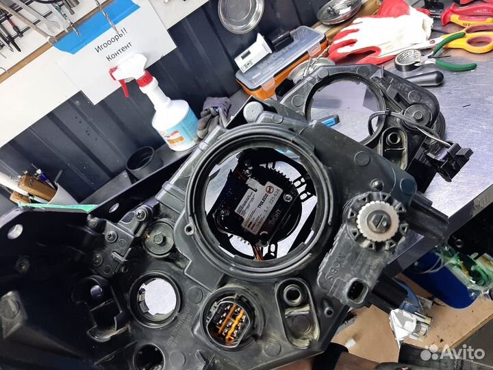 Bi-led линзы diliht parrot Kia Sorento