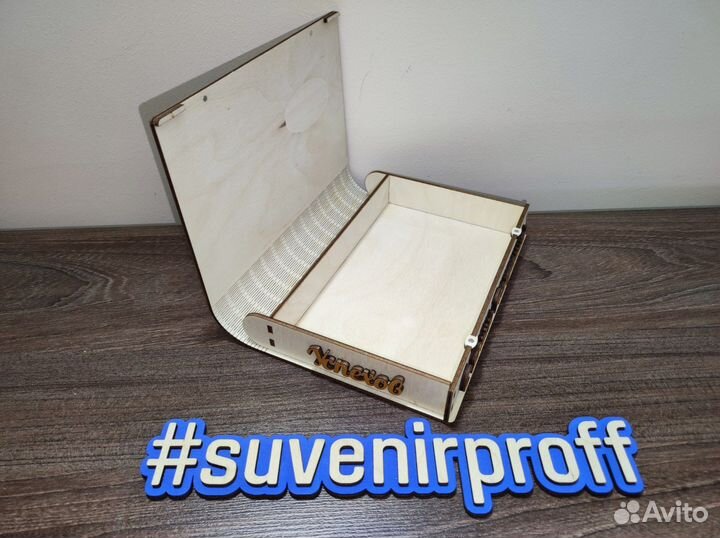 Деревянная шкатулка с пожеланиями в ассортименте