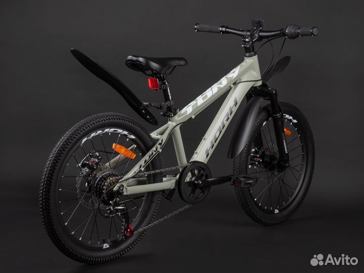 Велосипед horh tony TYD 2.0 20 (2023) Grey-Black-W