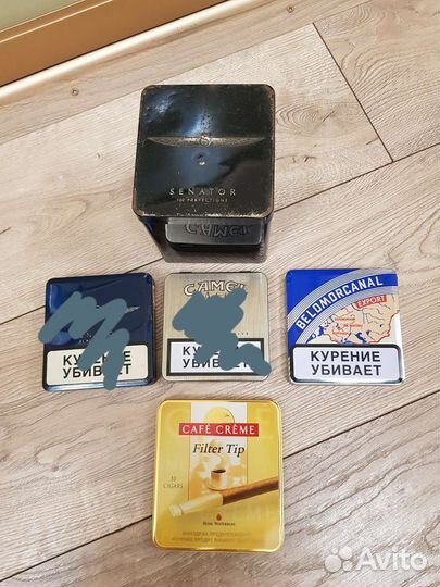 Коробки из под сигар. Бутылки Череп