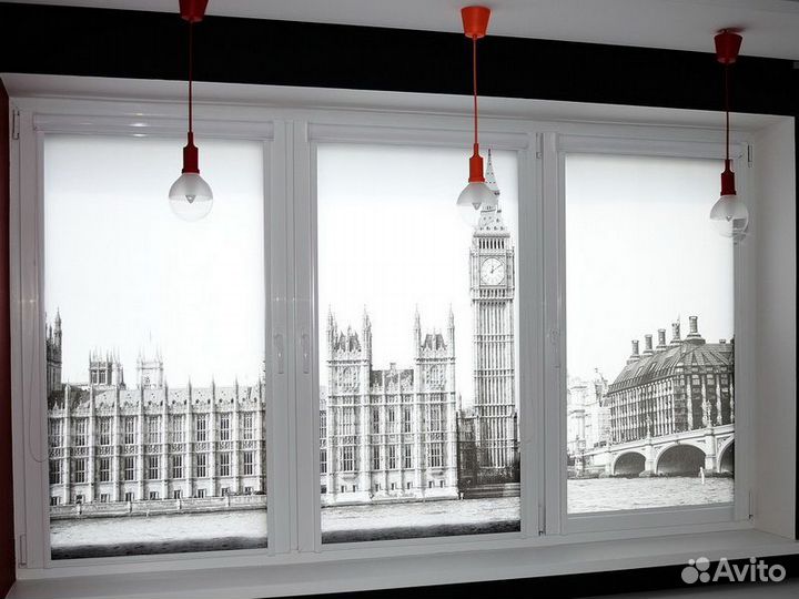 Рулонные шторы с фотопечатью