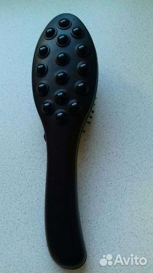 Вибро щётка для массажа головы на батарейках