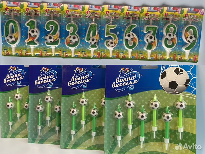 Набор одноразовой посуды футбол