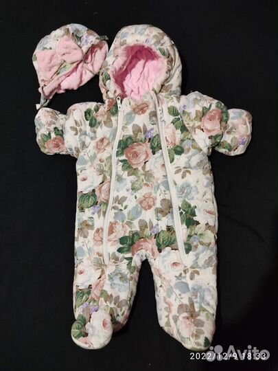 Конверт на выписку для девочки осень- зима