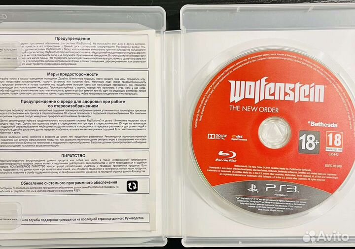 Wolfenstein the New Order Ps3