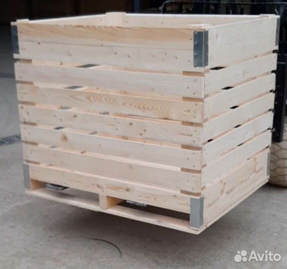 Деревянный контейнер для овощей и фруктов