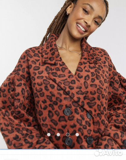 Леопардовое пальто