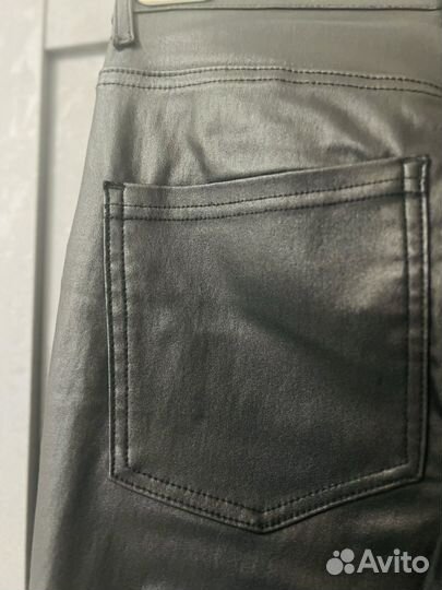 Брюки кожаные