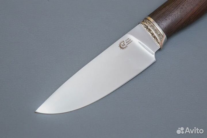 Нож сокол разделочный (ков. 95х18, венге) Семин