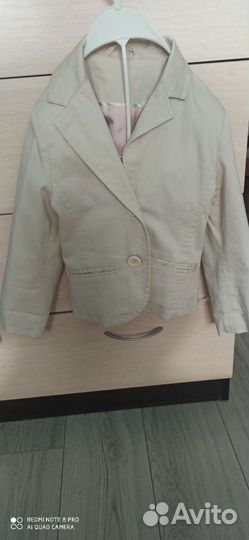 Пиджак для девочки 3-4 года