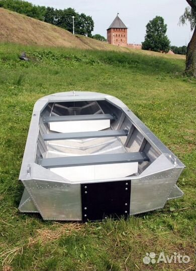 Алюминиевая лодка Мста-Н 3.5 м., арт. 789.1/3.5