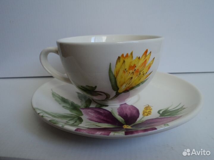 Чашка с блюдцем в упаковке