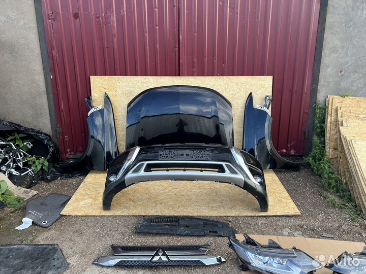 Ноускат mitsubishi outlander 3 gf 3 рестайлинг