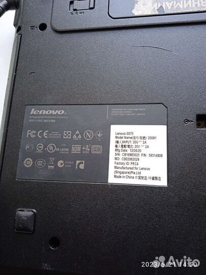 Ноутбук lenovo G575